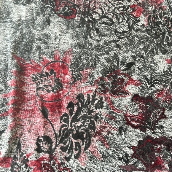 Northern reflections, Floral long sleeve stretchy lace top, XXL​​​ - Picture 2 of 6